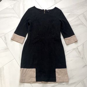 BANANA REPUBLIC hourglass shape long sleeve dress